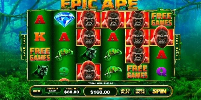 Epic Ape với các vòng quay miễn phí